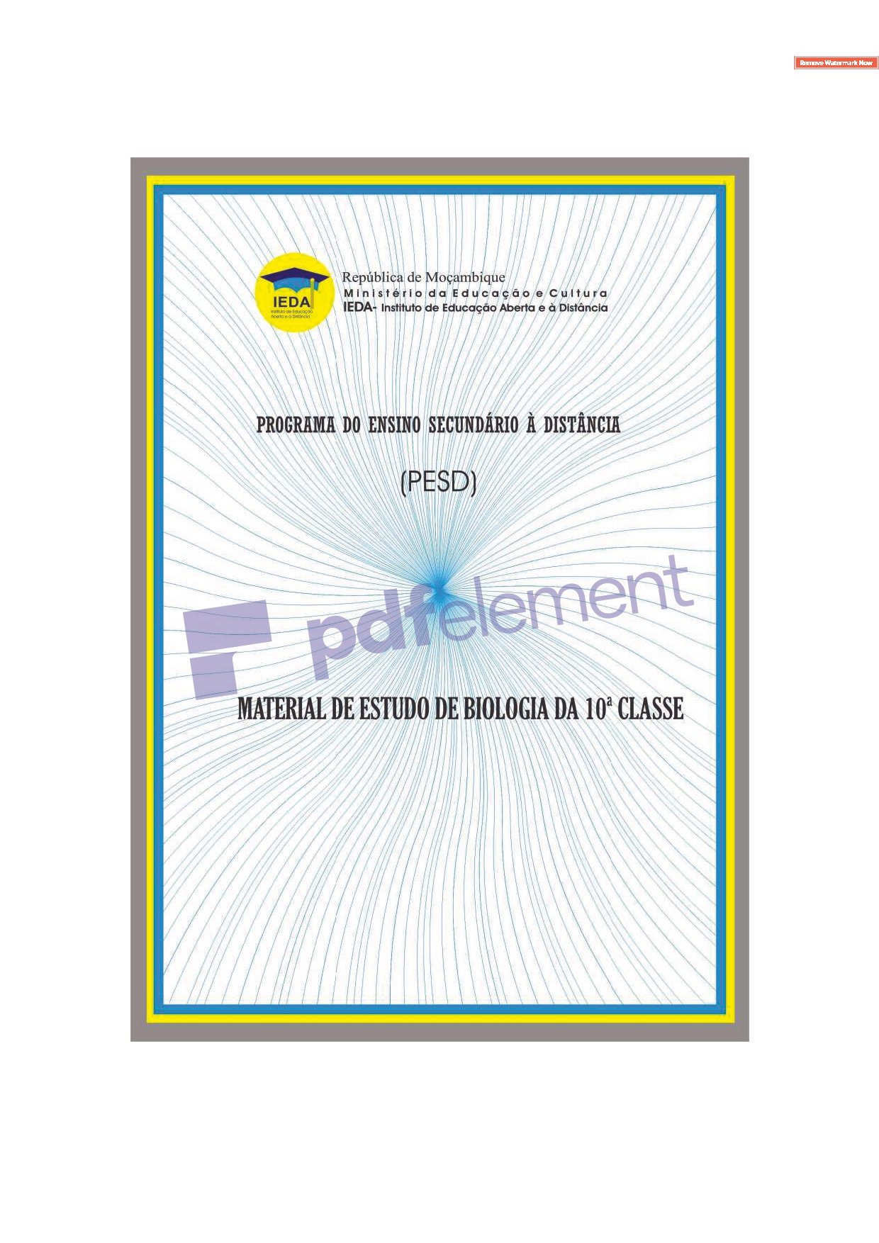 Biologia da 10ª Classe (Material de estudo do PESD Antigo – Moçambique) Modulo em PDF