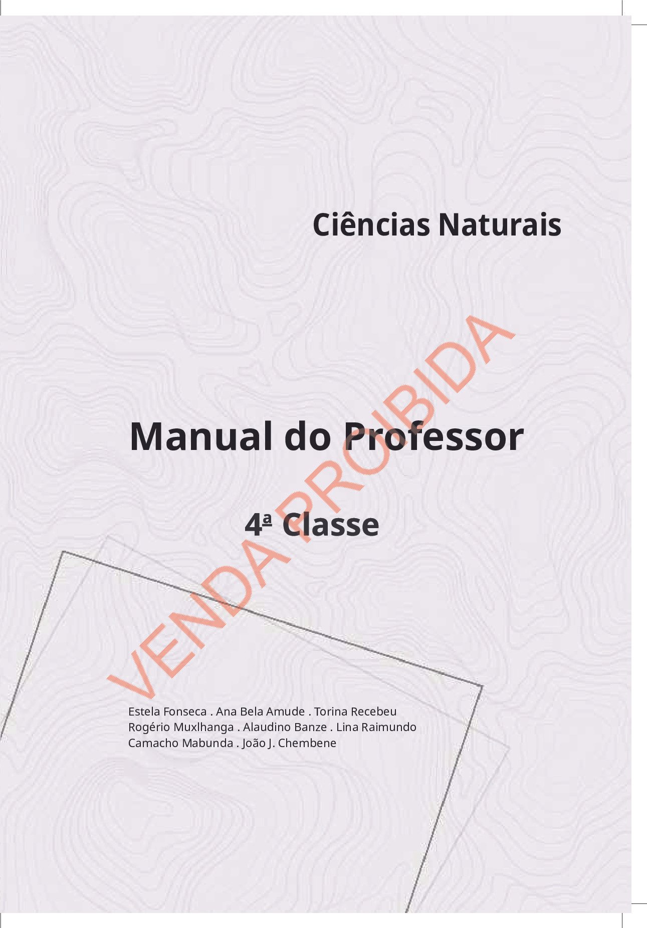 Ciências Naturais da 4ª Classe (Manual do Professor - Moçambique) Baixar em PDF
