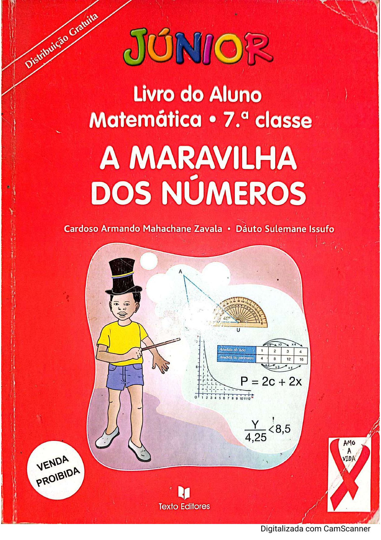 Matemática da 7ª Classe (Coleção Júnior – Texto Editores Moçambique) Baixar Livro em PDF